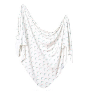Copper Pearl Baby Swaddle, Receiving Blanket 46” x 46”, Rainbows Daydream